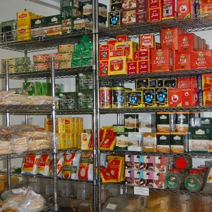 a variety of food items