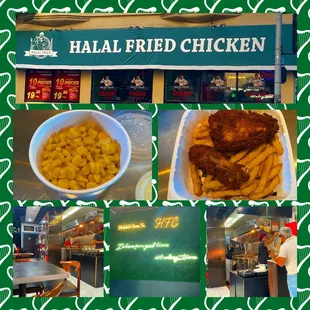 Montage of images from Halal Fried Chicken