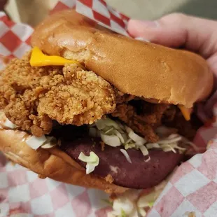 Yorker (chicken + beef salami)