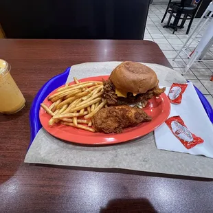 Bouncer, Tender, Fries