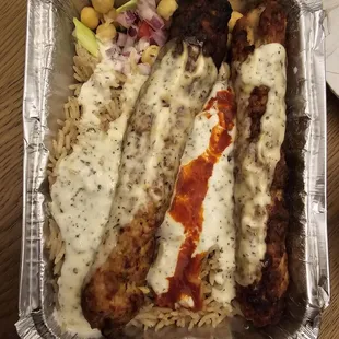 Chicken sheesh kabab