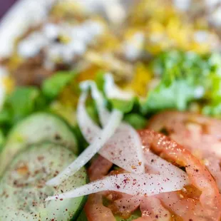 Salad comes w/ plates