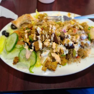 Chicken and lamb mix