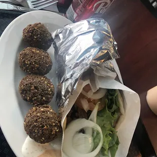 Gyro with a side order of Falafels