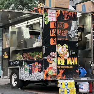 a food truck on the street