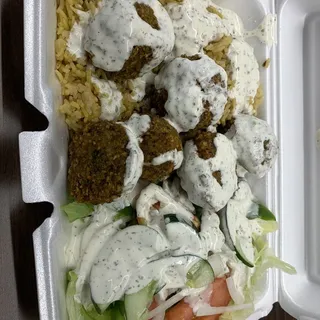 Falafel over Rice