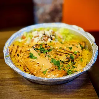 Grilled Chicken Kebab Platter