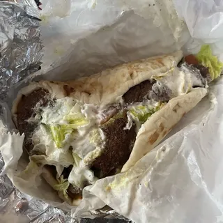 15. Gyro and Falafel Wrap