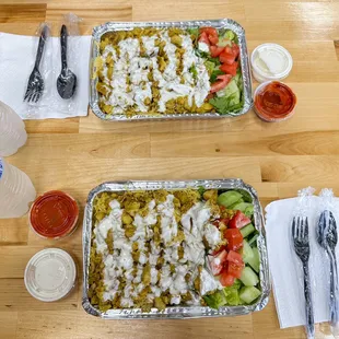 Chicken Over Rice Plate