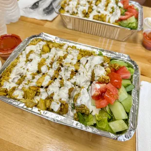 Chicken Over Rice Plate