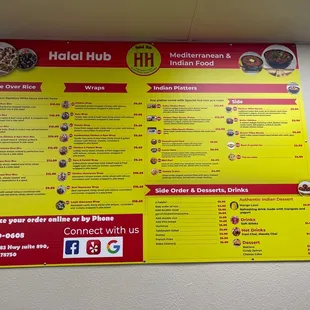 This is their menu!! :)