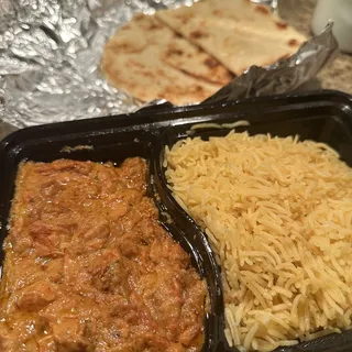 butter chicken platter