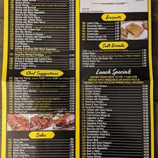 Menu.