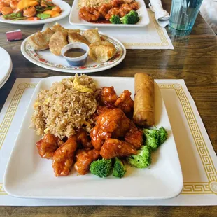 11. Chicken Dumplings 26. General Tso's Tofu 73. Mango Chicken 107. Mango Shrimp