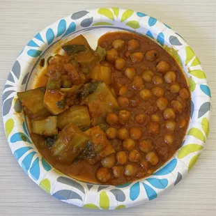 Aloo Gobi, Channa Masala