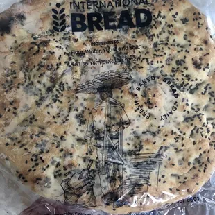Sesame flat bread