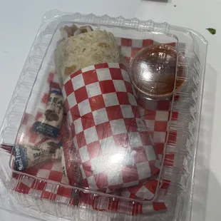 Watani burger ( Afghan special wrap)