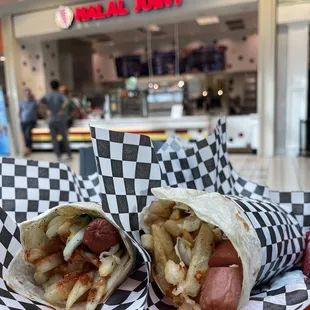 Afghanistan Chicken Shawarma Wrap