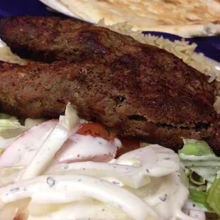 Ground beef kabob