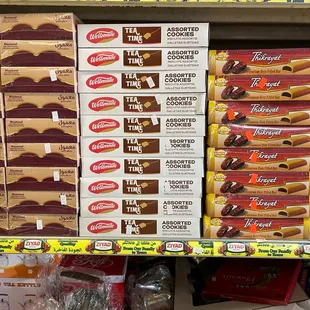 a display of halal products