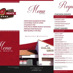 Regular Menu