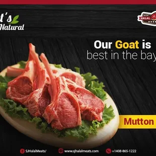 Let's be Natural! Address: 1538 S De Anza Blvd, San Jose, California #halal #halalmeats #goat #premium #quality #mutton #bestinthebay