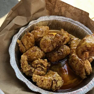 Honey garlic wings