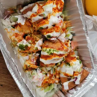 Samosa chaat was good but I do like the ones at other places