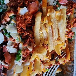 Chicken loaded fries - I loved the bit of heat.