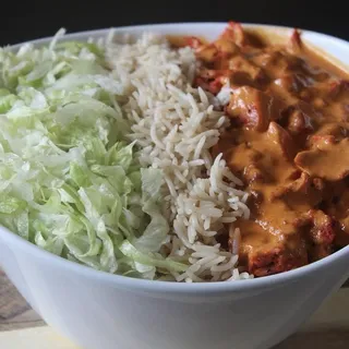 Chicken Tikka over Rice