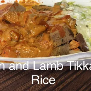 Combo Tikka Over Rice (March 2019, $11.00)