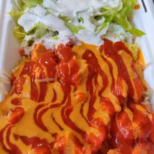 Chicken tikka over rice ... Quantity too small