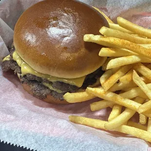 The French fries were amazing and fresh