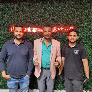 From L., one of the Partners, Yousuf M.