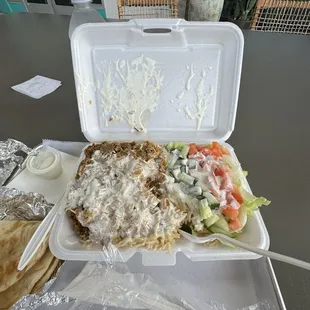 Combo over Rice Platter