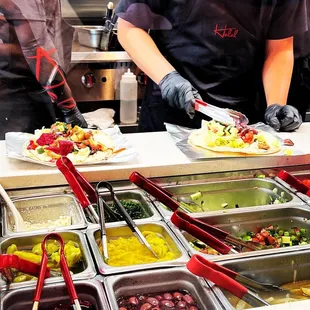 interior, burritos and wraps