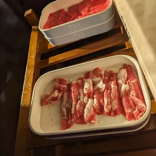 All you can eat lamb and beef.  Go for the lamb, its melt in your mouth delicious as the fat just melts.