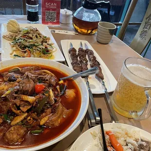 Stir Fried Lamb Tripe