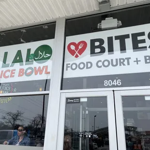 Halal The Rice bowl entrance