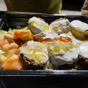 Falafel Over Rice