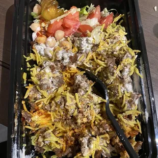 Lamb over rice