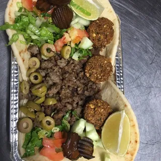 Lamb & Falafel Wrap
