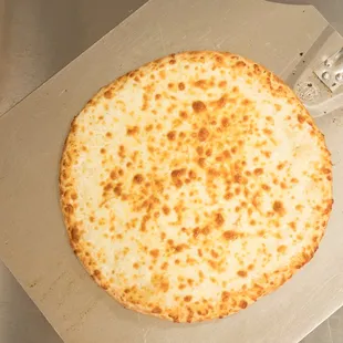 Our cheese Pizza!