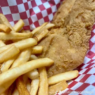 Fish and fries basket