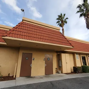 Outside/restrooms
