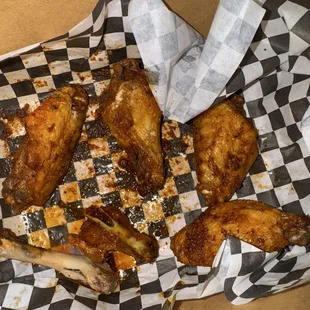 6 Piece Wings  ate one to find the 6th teeny tiny &quot;wing.&quot; and they counted that as a piece? lol
