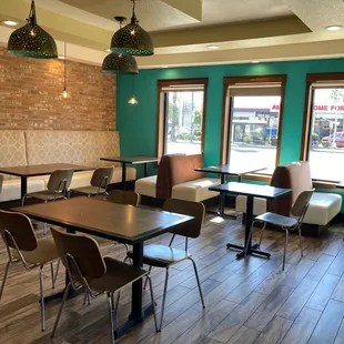 Inside seating