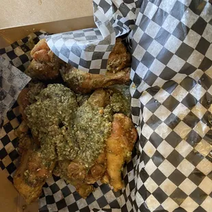 10 pc. Garlic Parmesan wings.