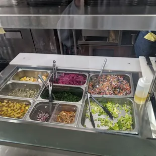 salads, interior