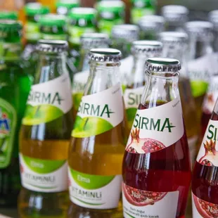 Assorted, imported Turkish sodas.